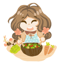 Bloom and Bibi cheerful day sticker #1288097