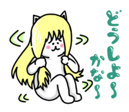 Cat Girls sticker #1288125