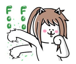 Cat Girls sticker #1288132