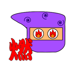 Japanese "Ninja" & "Kanji" sticker #1288271
