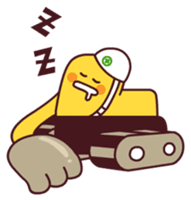 Heavy machinery friends sticker #1288555