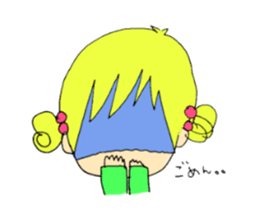 yazaki and sorry friends sticker #1289260