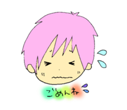 yazaki and sorry friends sticker #1289264