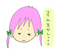 yazaki and sorry friends sticker #1289266