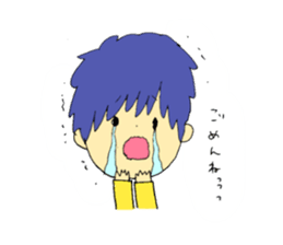 yazaki and sorry friends sticker #1289277