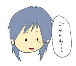 yazaki and sorry friends sticker #1289282