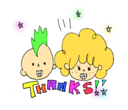 yazaki and sorry friends sticker #1289295