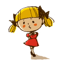 girly girl Merlot sticker #1289489