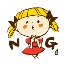 girly girl Merlot sticker #1289491