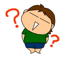 Single-edged eyelids "Niou-san" 2 sticker #1289602