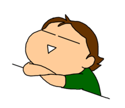 Single-edged eyelids "Niou-san" 2 sticker #1289616