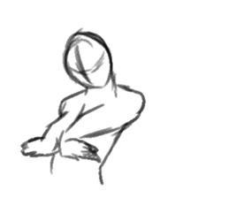 Unfinished man sticker #1289944