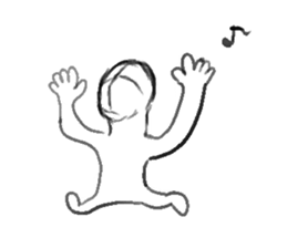 Unfinished man sticker #1289962