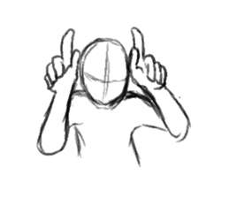 Unfinished man sticker #1289965