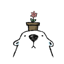 Jeemo the polar bear sticker #1290059