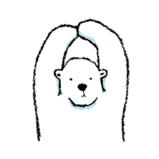 Jeemo the polar bear sticker #1290071