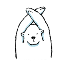 Jeemo the polar bear sticker #1290072