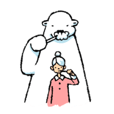 Jeemo the polar bear sticker #1290074