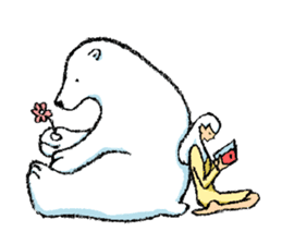 Jeemo the polar bear sticker #1290075