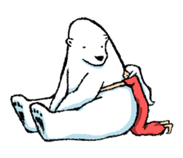 Jeemo the polar bear sticker #1290076