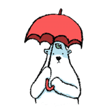 Jeemo the polar bear sticker #1290078