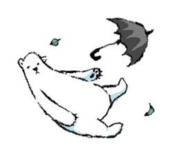 Jeemo the polar bear sticker #1290079