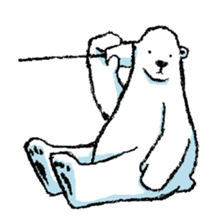 Jeemo the polar bear sticker #1290085