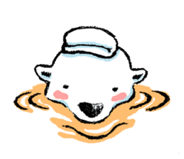 Jeemo the polar bear sticker #1290088