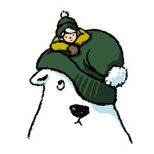 Jeemo the polar bear sticker #1290089