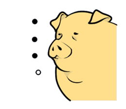 pig pig Sticker sticker #1290175