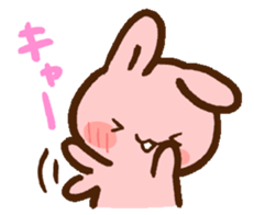 rabbit and panda sticker #1290190