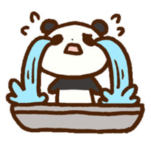 rabbit and panda sticker #1290197