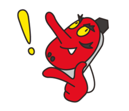 Tengu face sticker #1290221