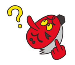 Tengu face sticker #1290222