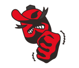 Tengu face sticker #1290228