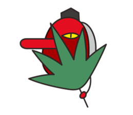 Tengu face sticker #1290235