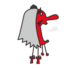 Tengu face sticker #1290236