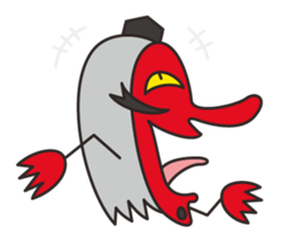 Tengu face sticker #1290237