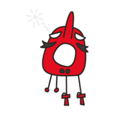 Tengu face sticker #1290240