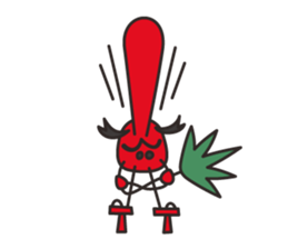 Tengu face sticker #1290246