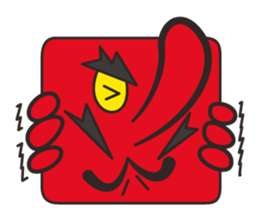 Tengu face sticker #1290247