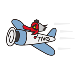 Tengu face sticker #1290257