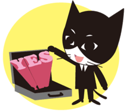 Businessman Cat sticker #1290898