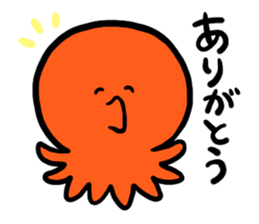 Lovely octopus sticker #1291461