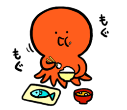 Lovely octopus sticker #1291472