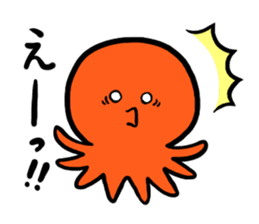 Lovely octopus sticker #1291475