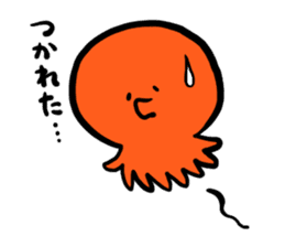 Lovely octopus sticker #1291484