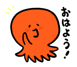 Lovely octopus sticker #1291486