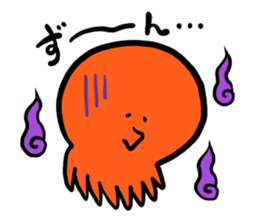 Lovely octopus sticker #1291495