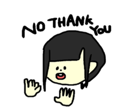Girl and giraffe, etc. sticker #1291672